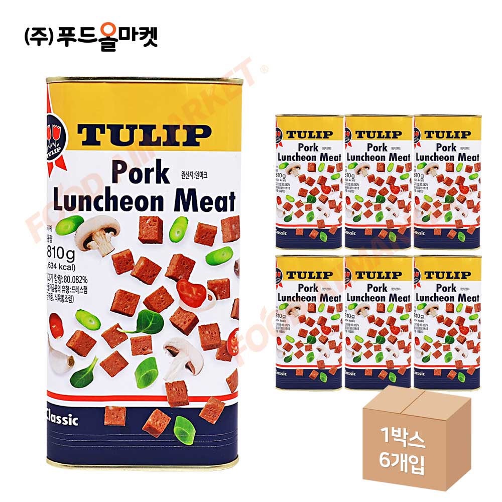 튤립 포크런천미트 1.81kg 한박스 (1.81kg x 6ea)