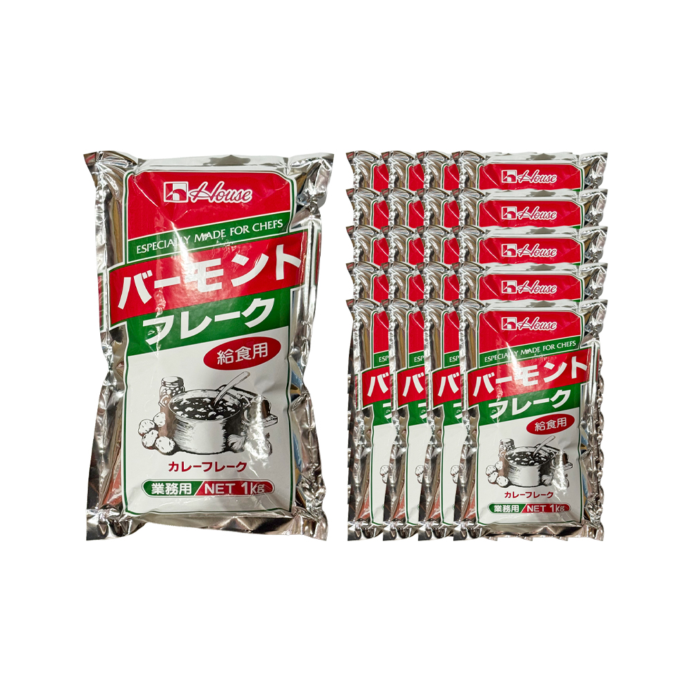 하우스 바몬드카레 플레이크 1kg/Vermont Curry Flake 한박스 (1kg x 20ea)