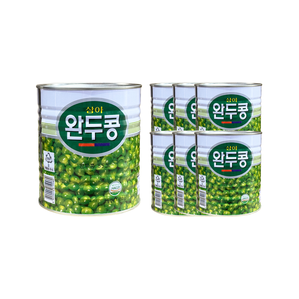 삼아 완두콩 3kg 한박스 (3kg x 6ea)