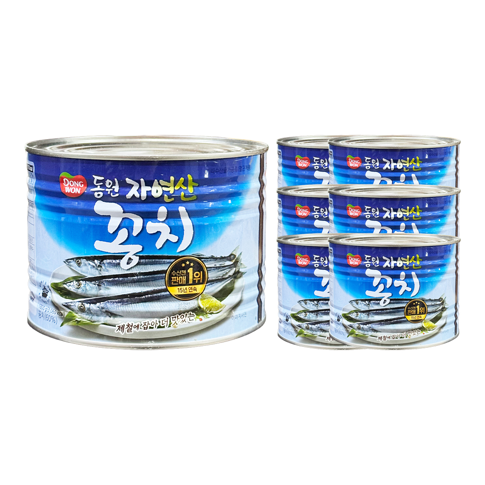 동원 꽁치 1.8kg 한박스 (1.8kg x 6ea)
