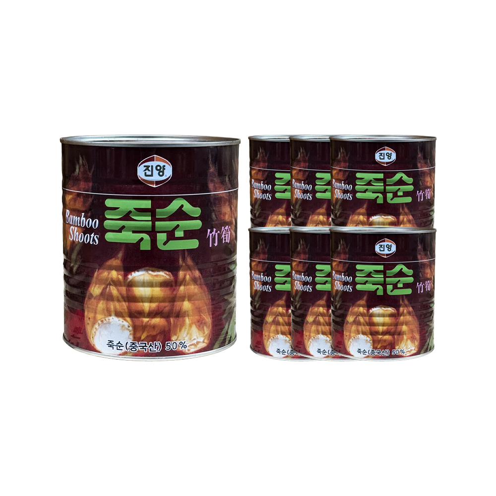 진양 죽순 통조림 3kg 한박스 (3kg x 6ea)
