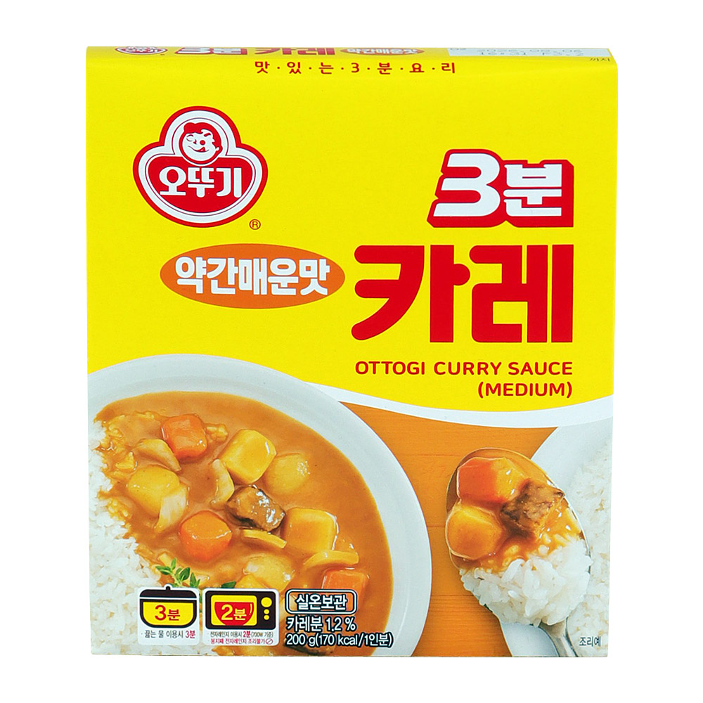 오뚜기 3분카레(약간매운맛) 200g