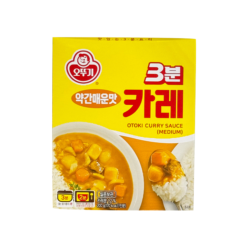 오뚜기 3분카레(약간매운맛) 200g
