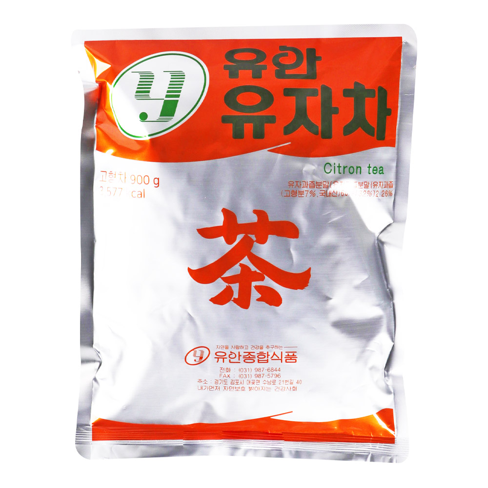 유안 유자차 900g