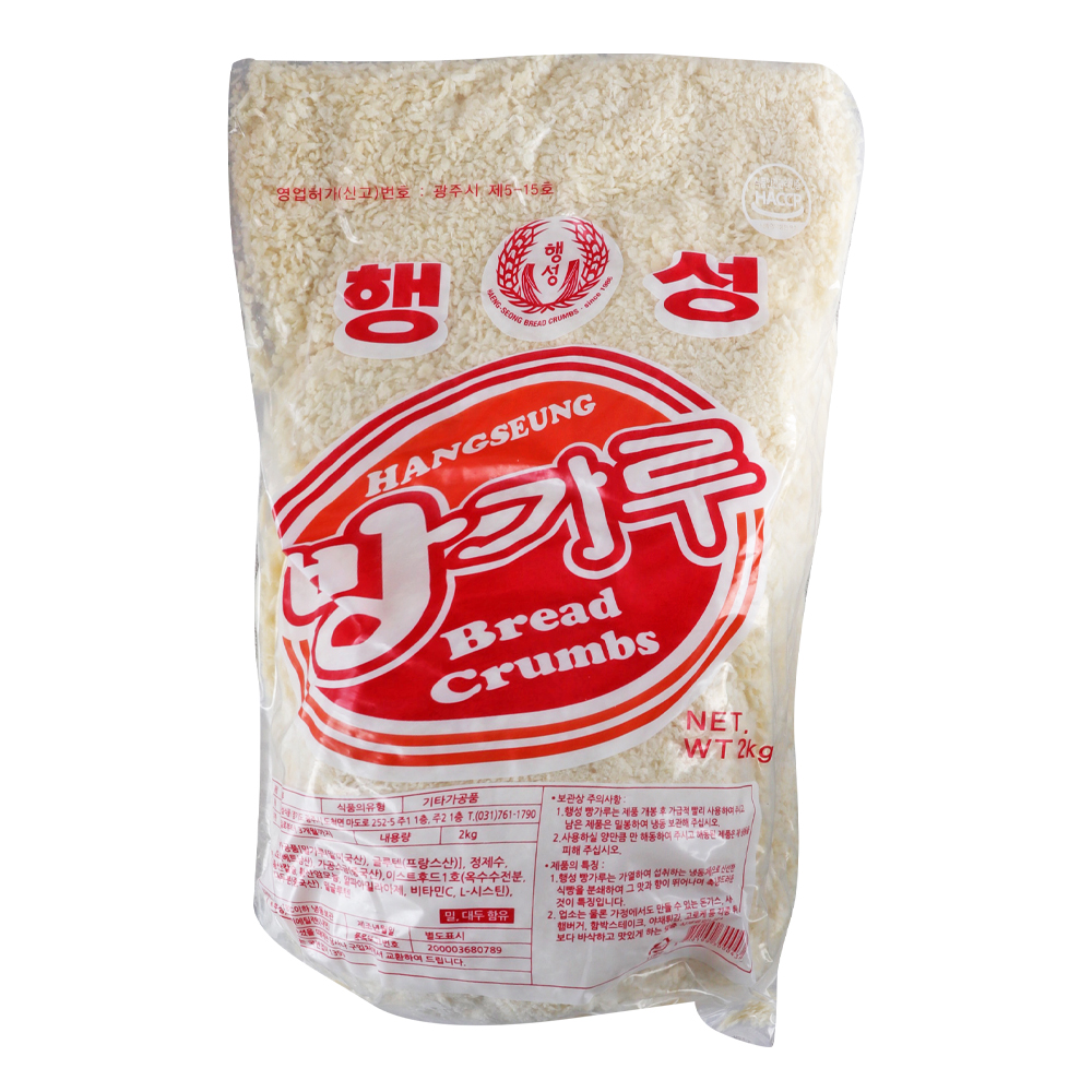 행성 습식 빵가루(고운입자) 2kg / 냉동