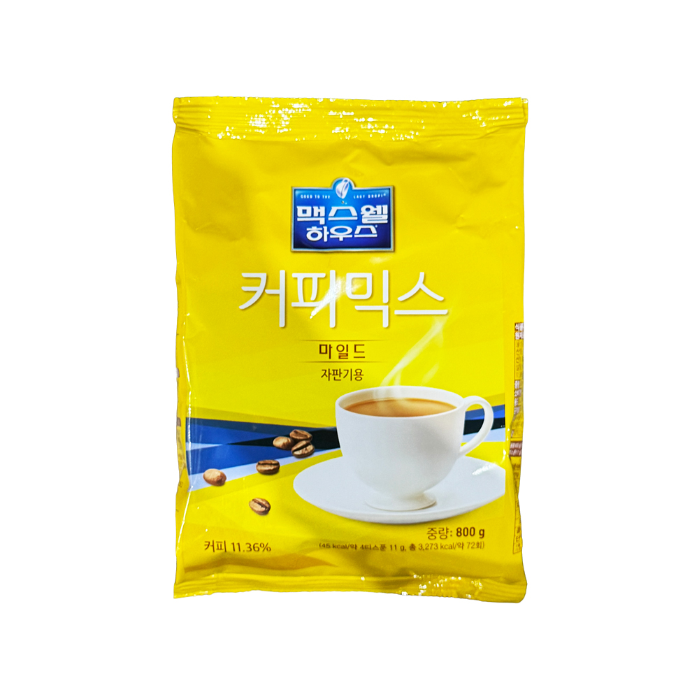 맥스웰 커피믹스 마일드 자판기용 800g