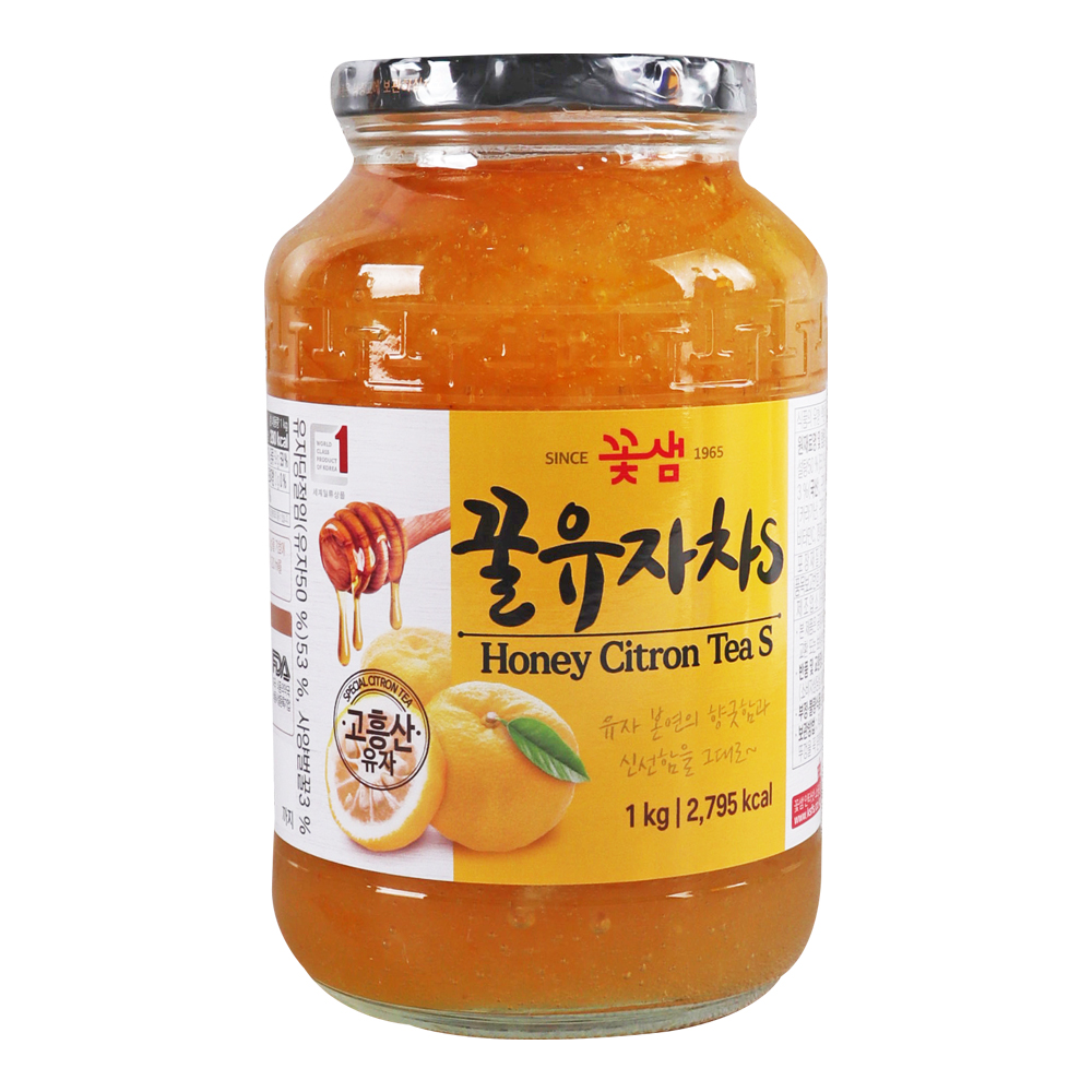 꽃샘 유자차 S 1kg