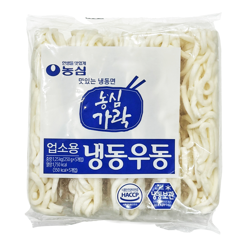 농심 가락냉동우동면 1.25kg(250g x 5ea) /냉동