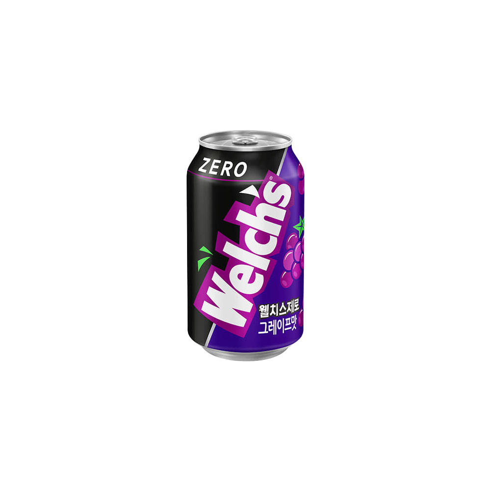 농심 웰치제로 포도 한박스 (355ml x 24ea)