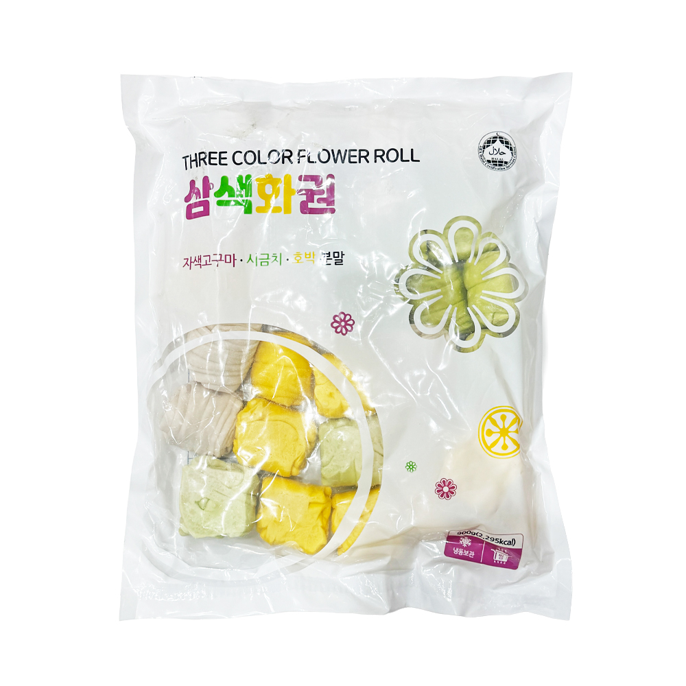 랜시 삼색화권 900g /냉동 / 고추잡채 꽃빵