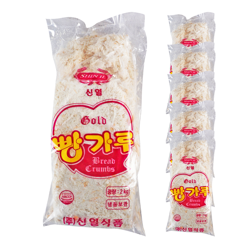 신일 골드 빵가루 2kg /냉동 한박스 (2kg x 5ea)