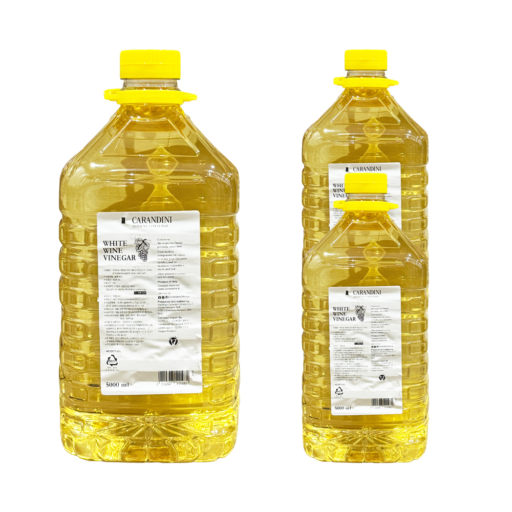 카란디니 화이트와인식초 5L 한박스 (5L x 2ea)