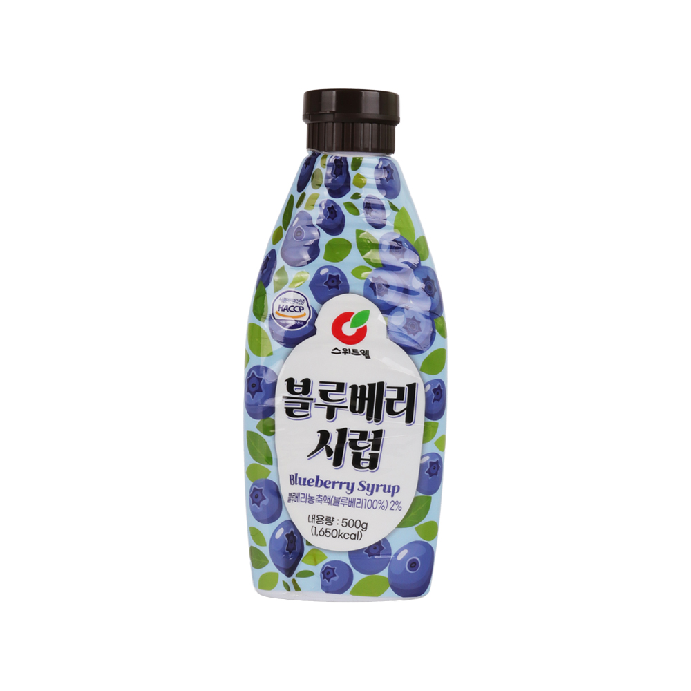 스위트웰 블루베리시럽 500g