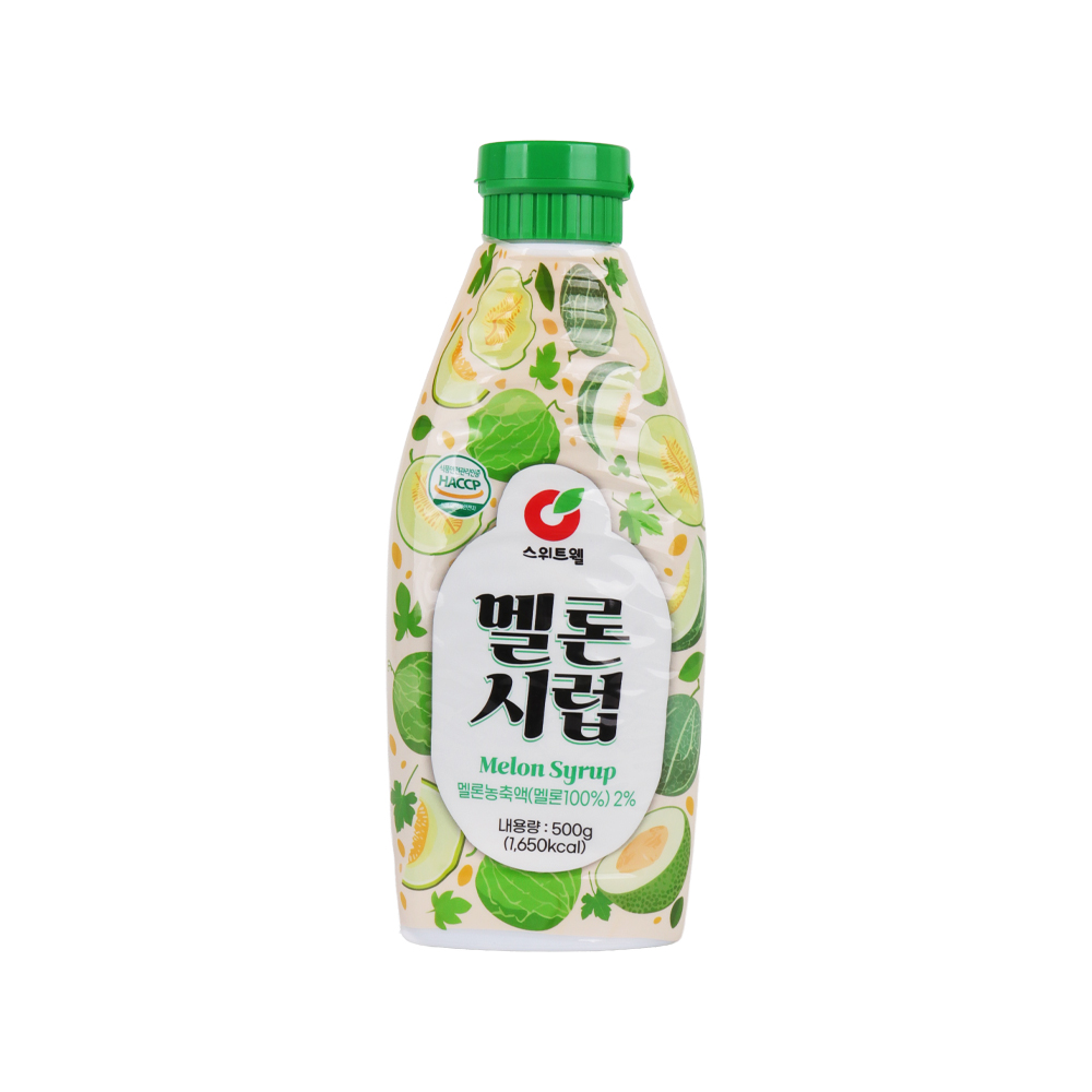 스위트웰 멜론시럽 500g