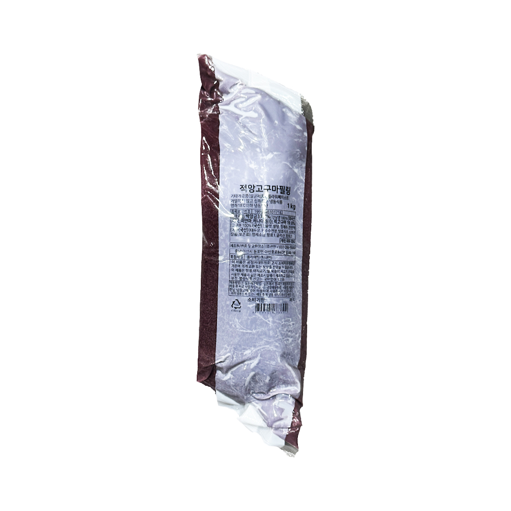선인 적앙고구마필링 1kg /냉동/ 고구마무스 크러스트 엣지