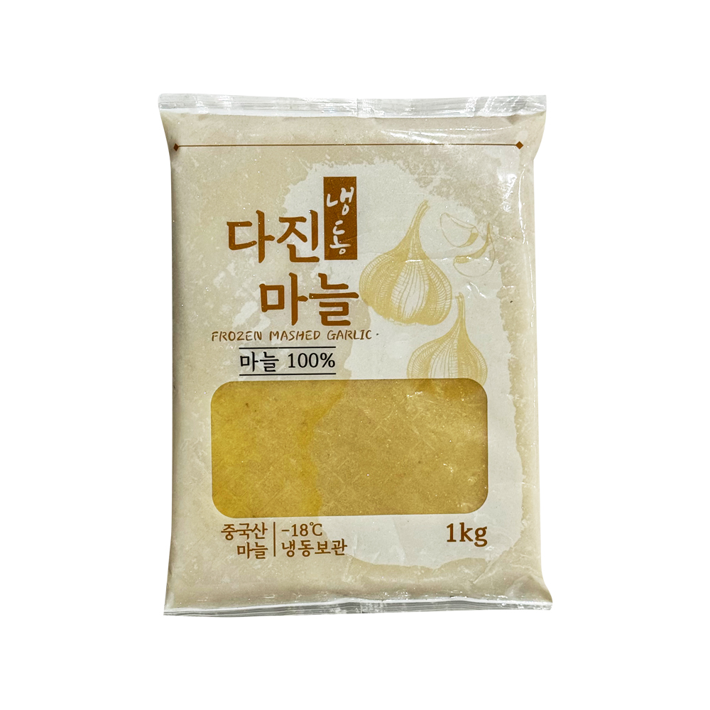 한가위 냉동다진마늘 1kg /냉동
