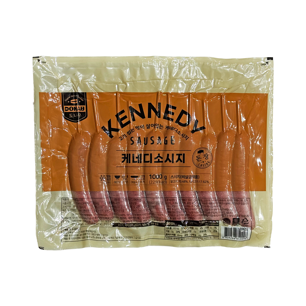 도나우 케네디소시지 1kg (100g x 10ea) /냉동