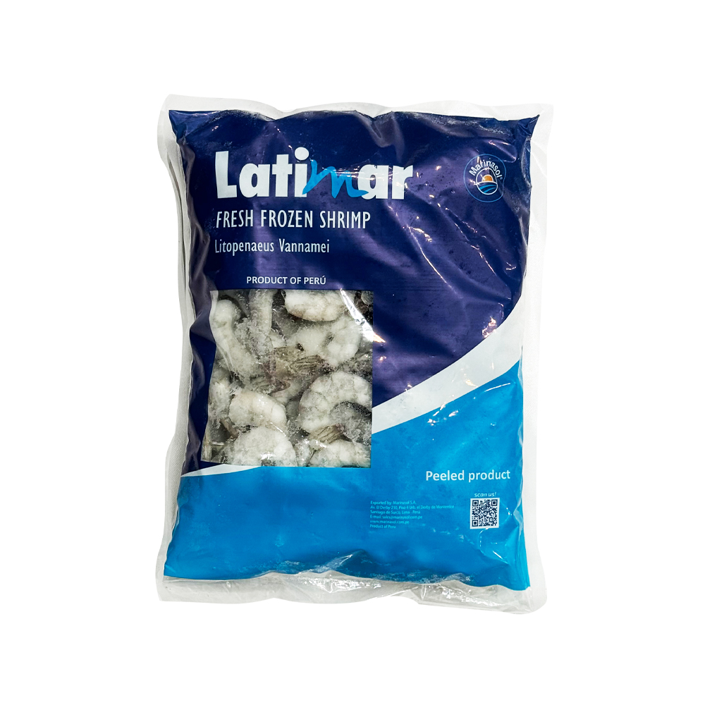 라티마 41/50 흰다리탈각 새우살 900g /페루산 /냉동/ 깐새우