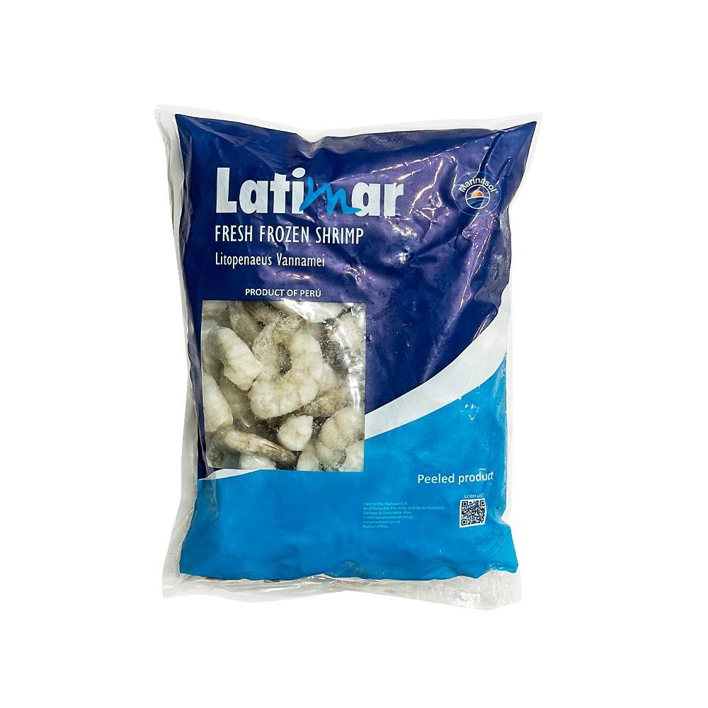 라티마 31/40 흰다리탈각 새우살 900g /페루산 /냉동/ 깐새우