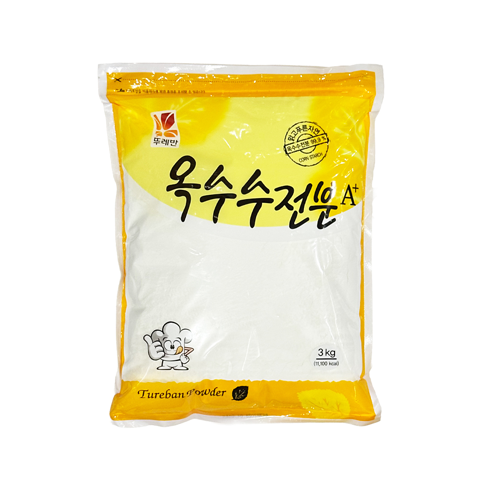 뚜레반 옥수수전분A+ 3kg