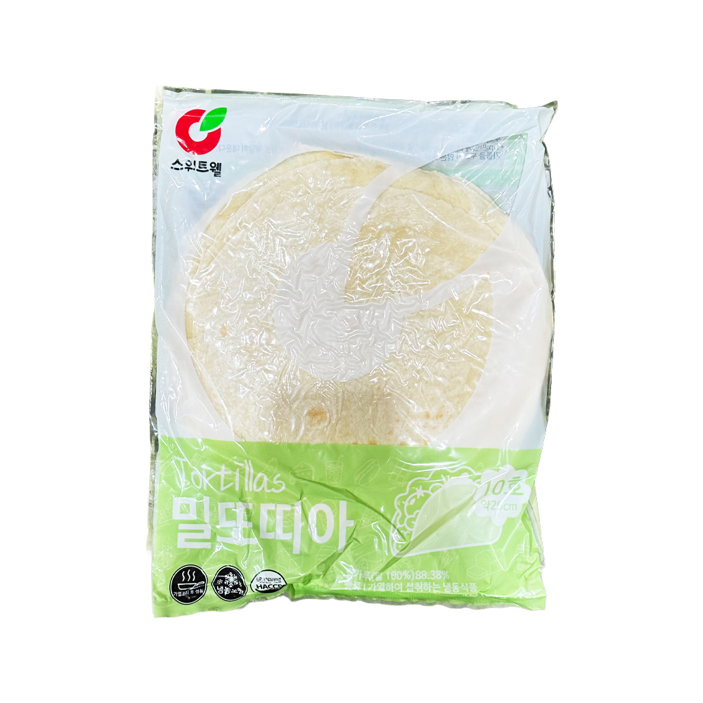 스위트웰 밀또띠아 780g 10인치(12장) /냉동