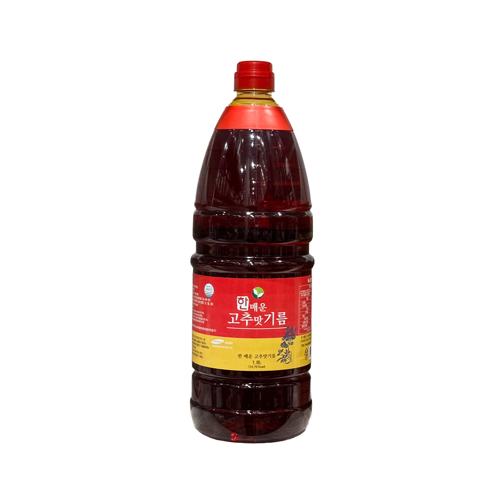 한식품 매운고추맛기름 1.8L