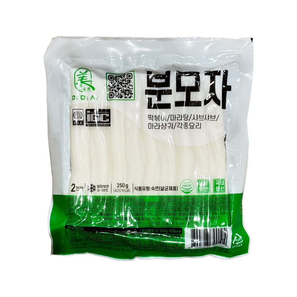 미미사 분모자 250g /냉장 / 마라탕 재료