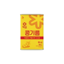 백설 콩기름 18L