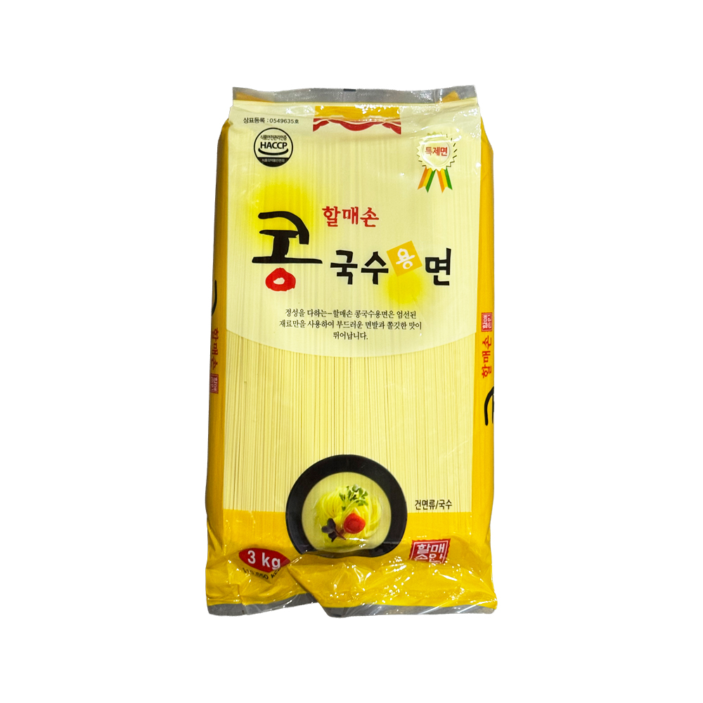 할매손 콩국수용 면 3kg