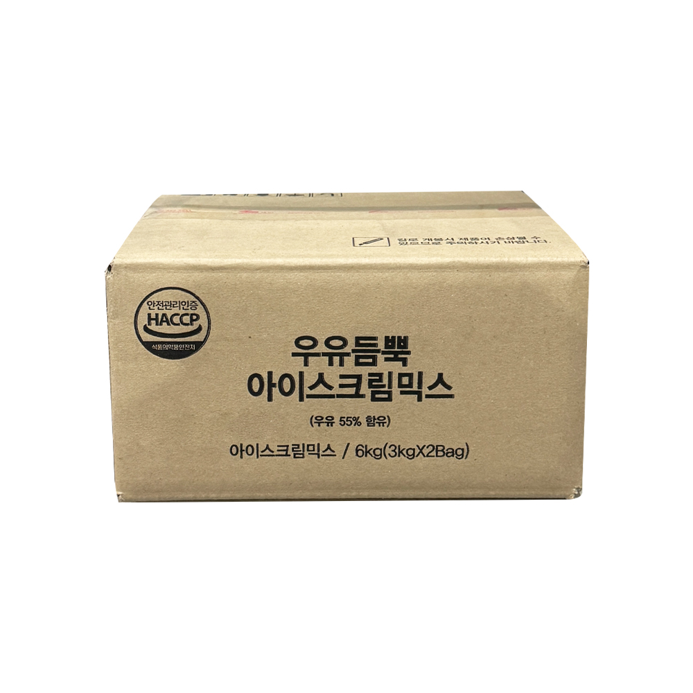 세미 우유듬뿍 아이스크림 믹스 6kg(3kg x 2ea) /box
