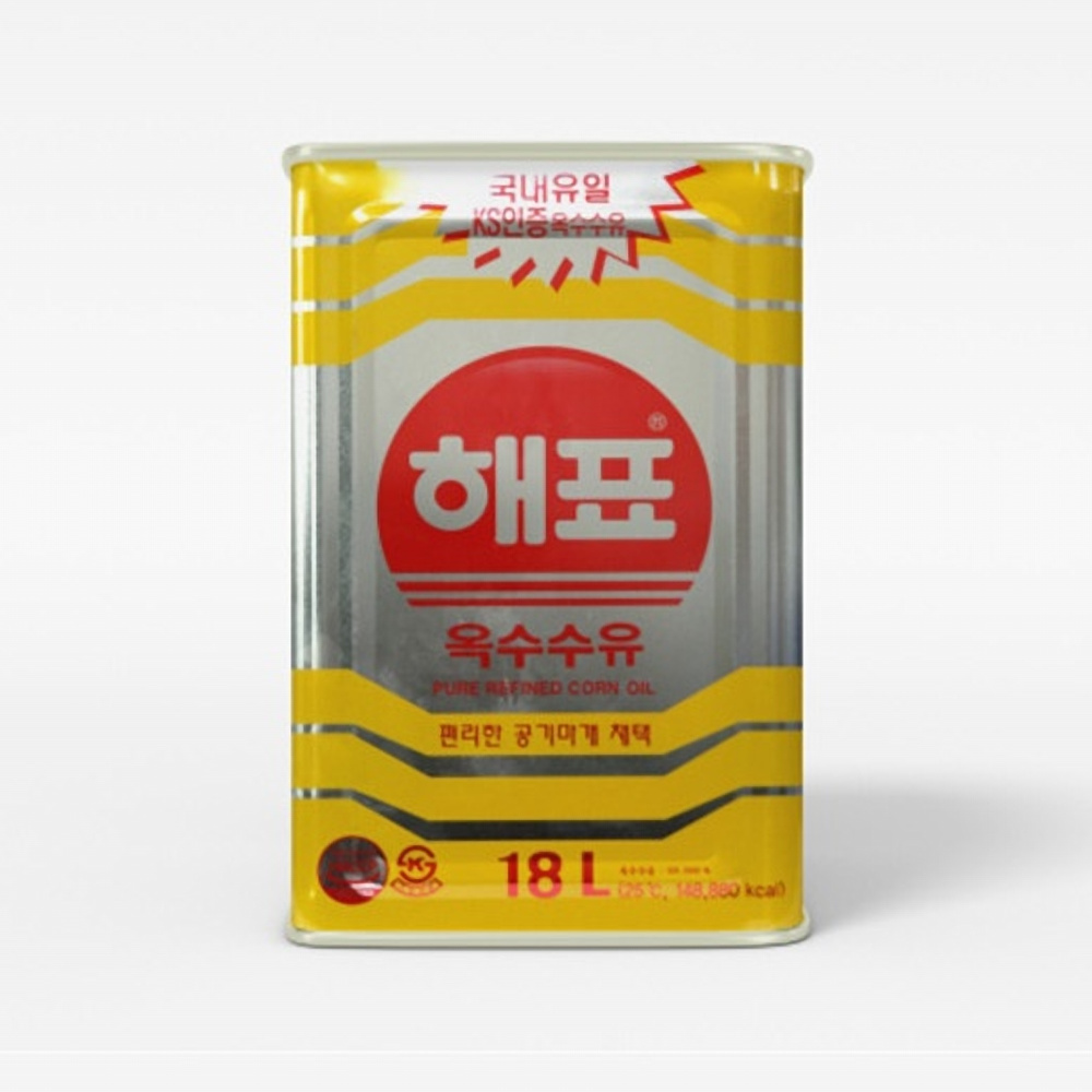 해표 옥수수유 18L /폐유수거없음