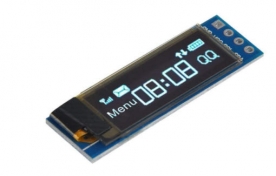 아두이노 0.91인치 OLED 128x32 4핀(I2C제어) 모듈