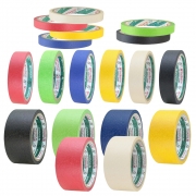 칼라 마스킹테이프 종이테이프 화방용품 문구 제본 도장 페인트 바닥라인 12mm 25mm 48mm