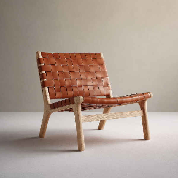 레더 라운지 체어